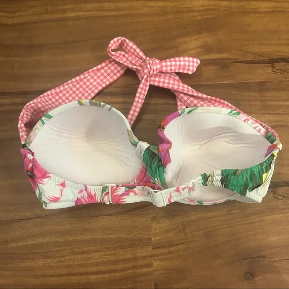 VENUS Pink Gingham 8/10 Swimwear Bikini top and Two sets of Bottoms - Picture 12 of 13